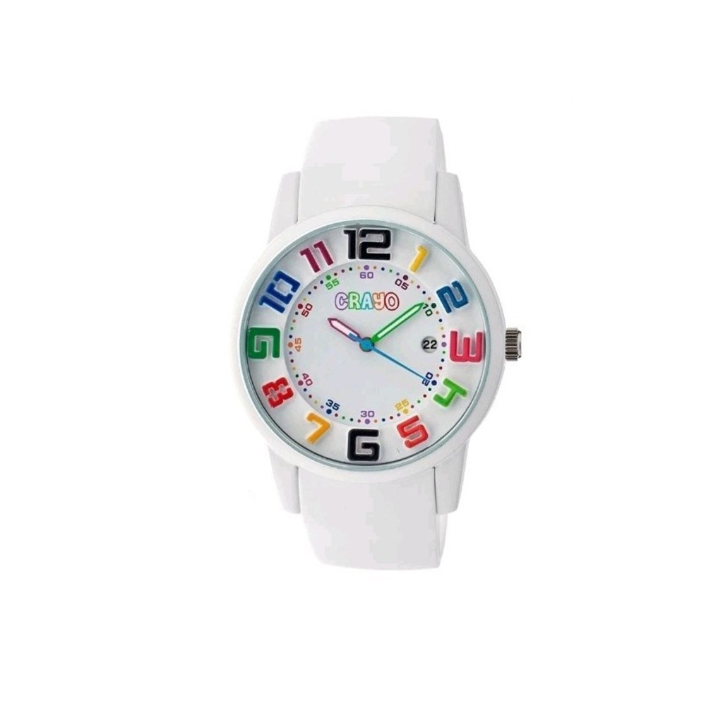 CRAYO Festival Unisex Watch -White